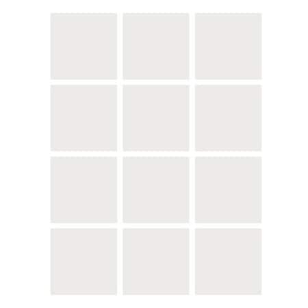 Flipside Dry Erase Stickables with Dry Erase Marker, White, 4in x 4in, 52PK 93344